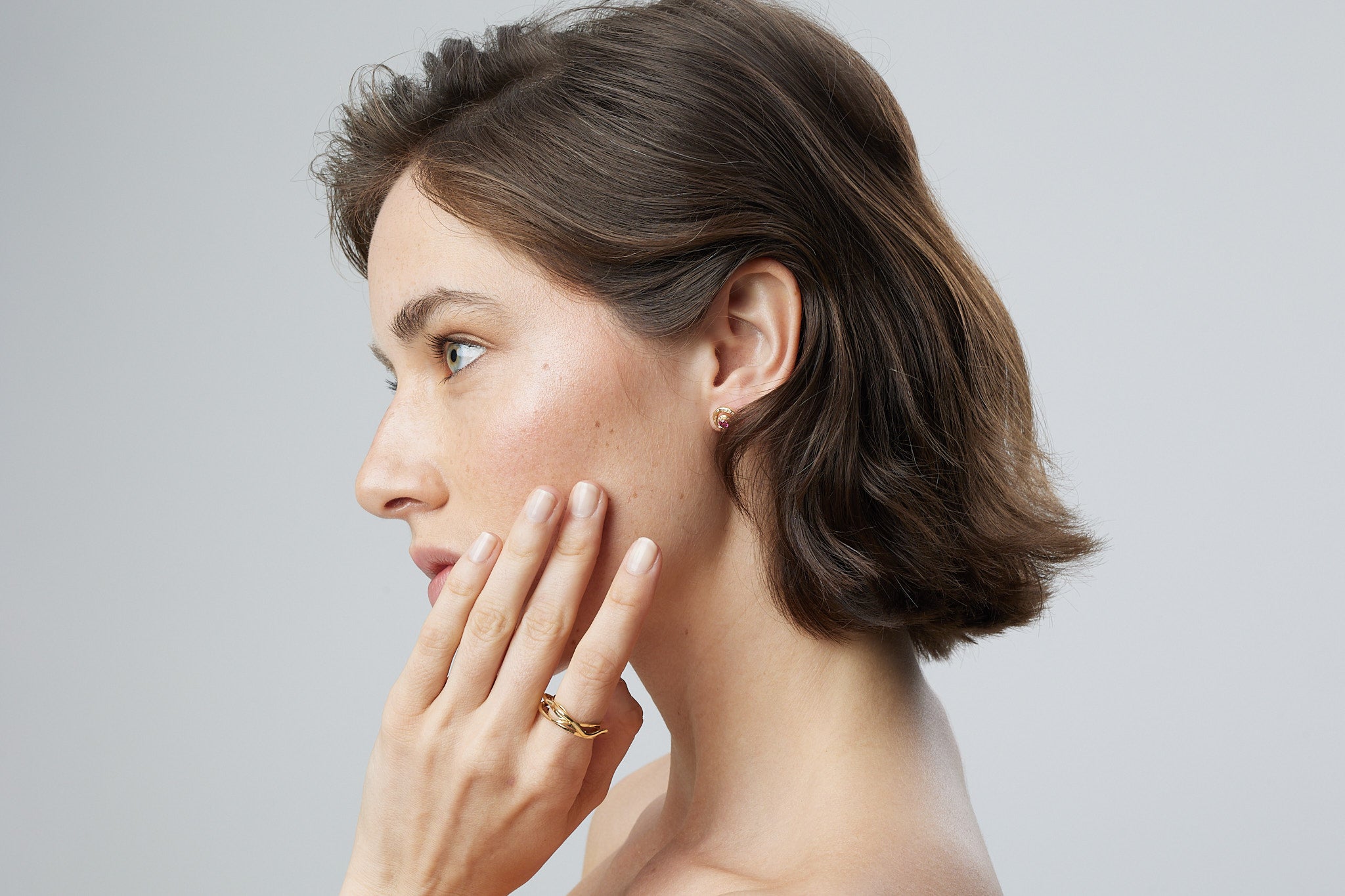 Ring Gold Waves