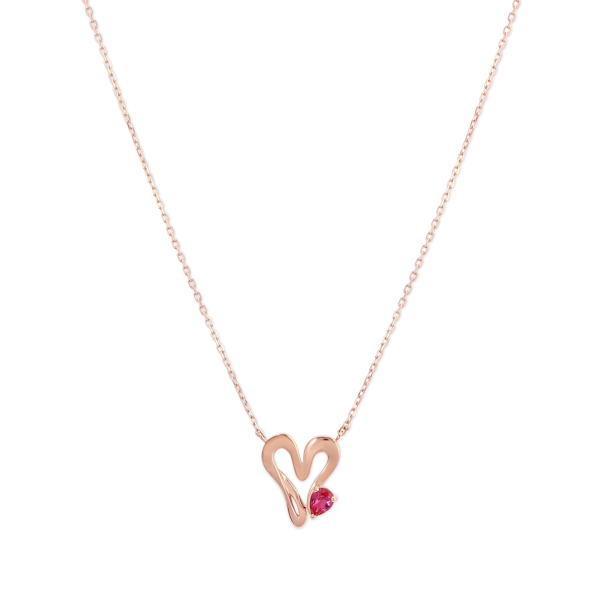 Pendant Heart with Stone
