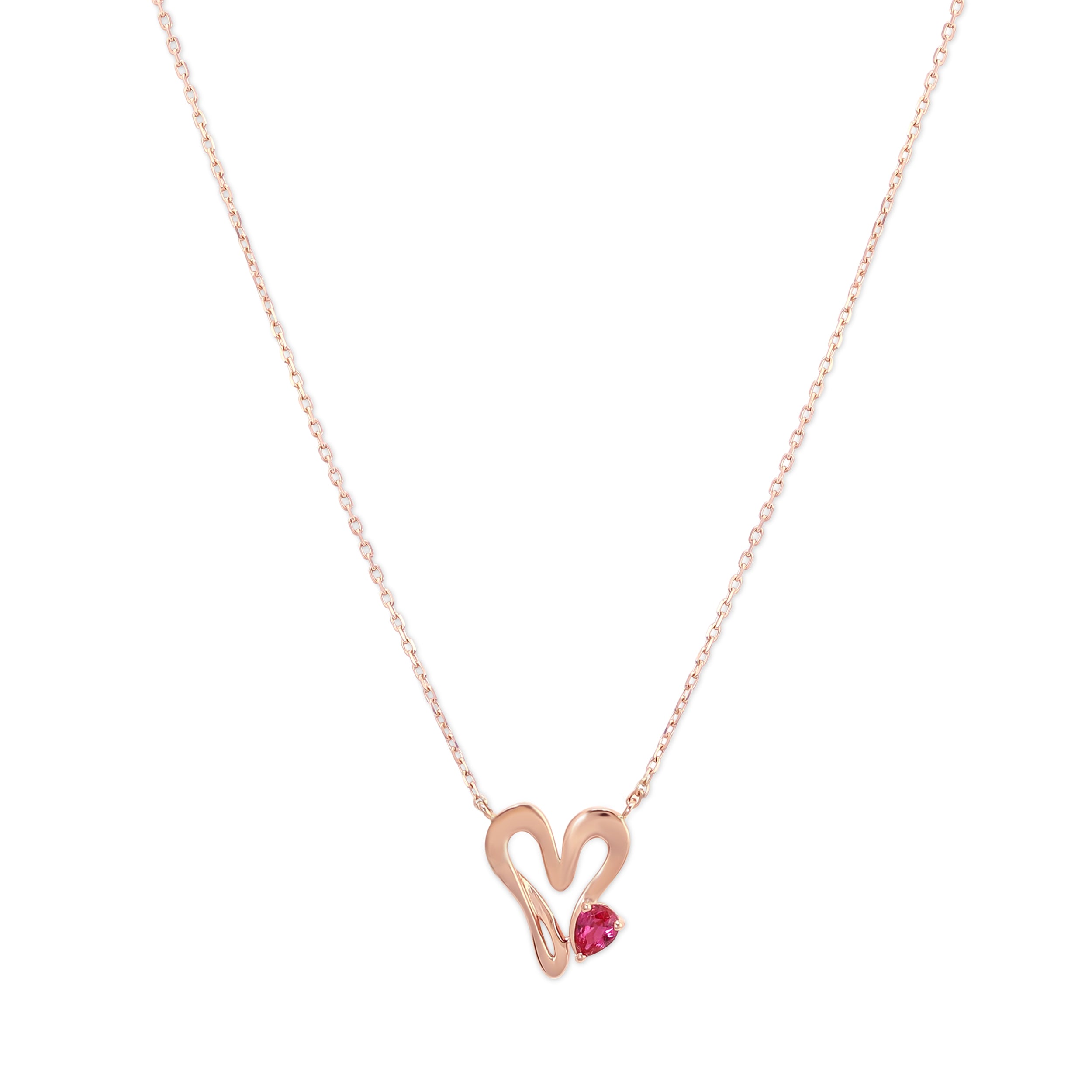 Pendant Heart with Stone