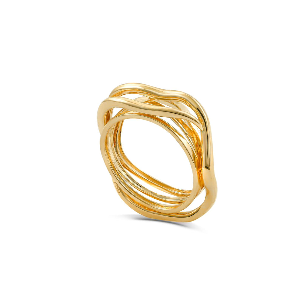 Ring Gold Waves