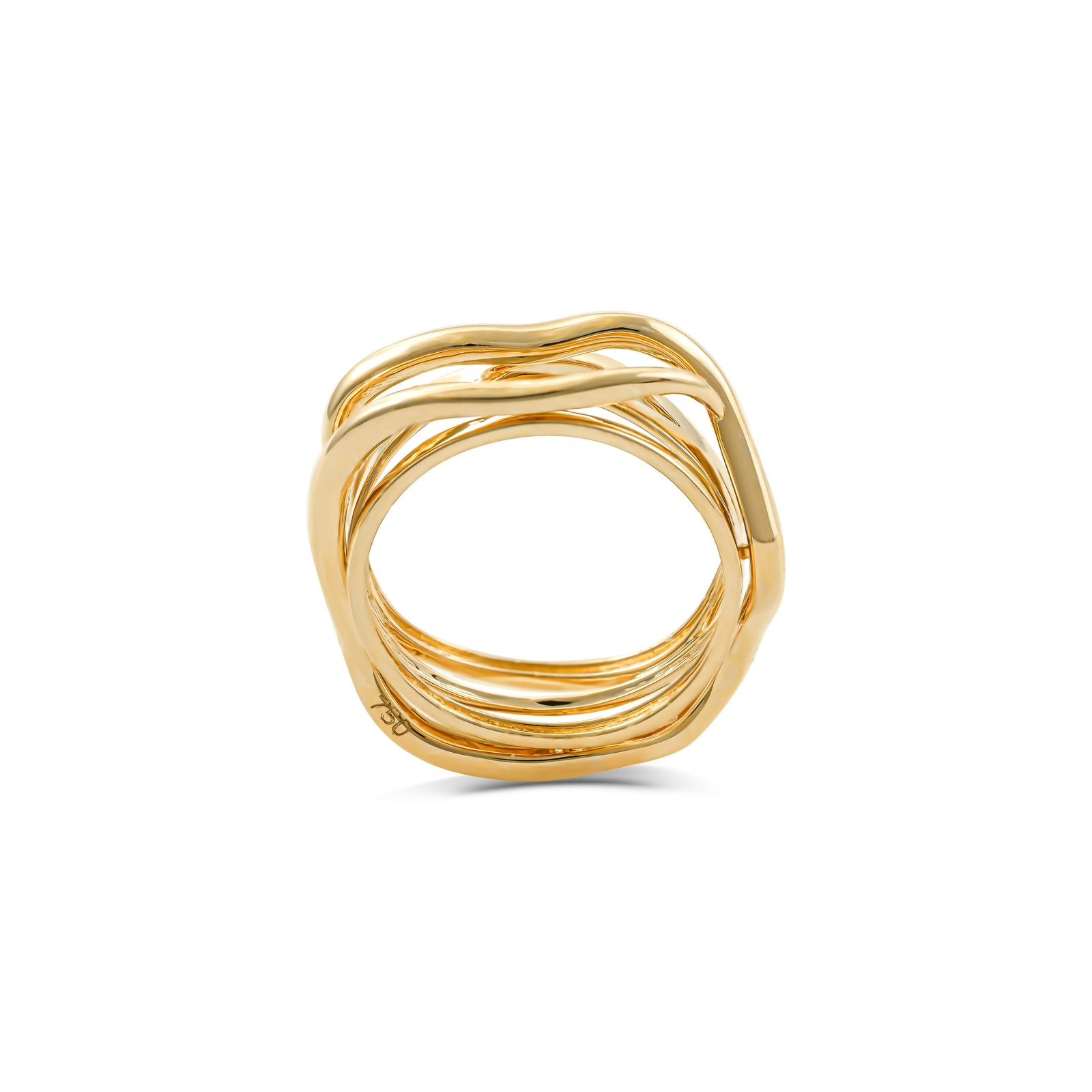 Ring Gold Waves