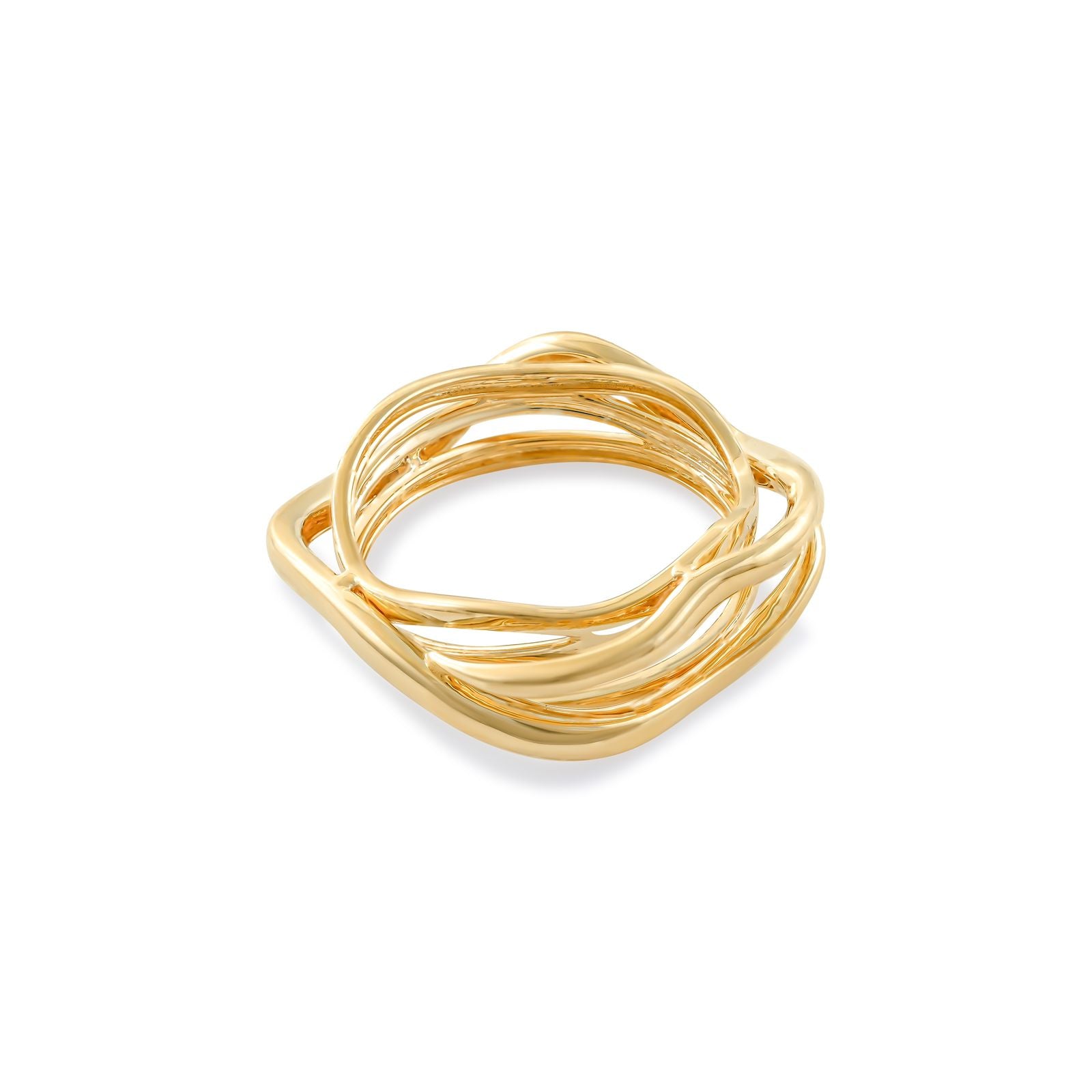 Ring Gold Waves